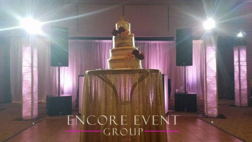 lighting_on_cake_for_wedding_reception