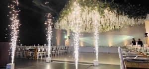 wedding_fireworks_flower_ceiling