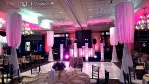 bishop columns white dance floor wedding bishop columns white dance floor wedding