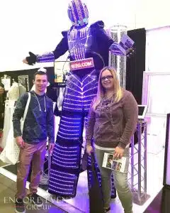 LED robot belt branding that drives hashtags, photos, and social buzz LED robot belt branding that drives hashtags, photos, and social buzz