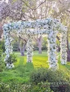 flower arch chuppah min flower arch chuppah min