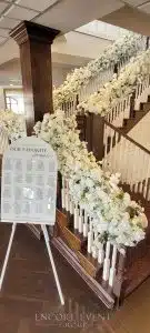 flower garlands on stairs min scaled flower garlands on stairs min scaled