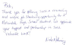 job shadow review min