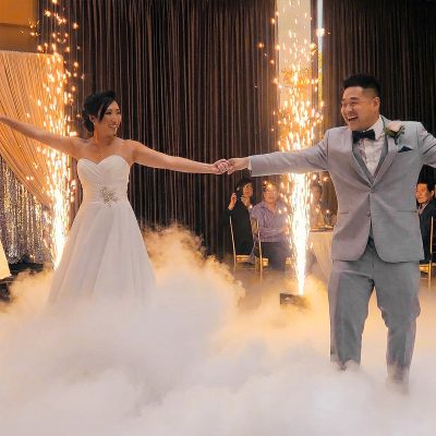 Kentuckiana wedding cold spark fireworks and cloud dance
