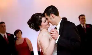 First dance at a Louisville wedding with DJ entertainment First dance at a Louisville wedding with DJ entertainment