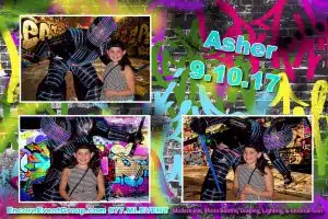 robot in greenscreen booth robot in greenscreen booth