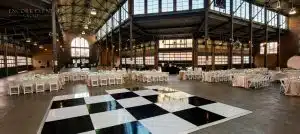 black white flooring wedding rental min scaled black white flooring wedding rental min scaled