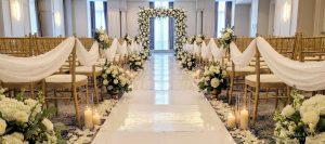 ceremony_runway_setup_for_kentucky_wedding-min