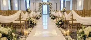 ceremony runway setup for kentucky wedding min scaled ceremony runway setup for kentucky wedding min scaled