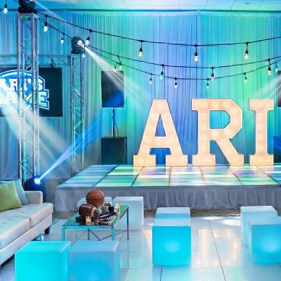 Color-changing LED bistro string lights for bar mitzvah Color-changing LED bistro string lights for bar mitzvah