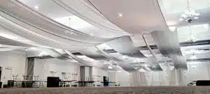 cover ceiling with draping for clarksville wedding min scaled cover ceiling with draping for clarksville wedding min scaled