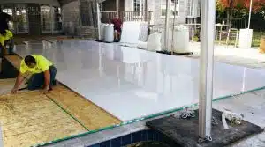 dance floor setup with subfloor min scaled dance floor setup with subfloor min scaled