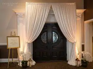 door draping for fundraiser event louisville min door draping for fundraiser event louisville min