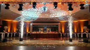 fireworks for nye wedding with truss lighting min scaled fireworks for nye wedding with truss lighting min scaled