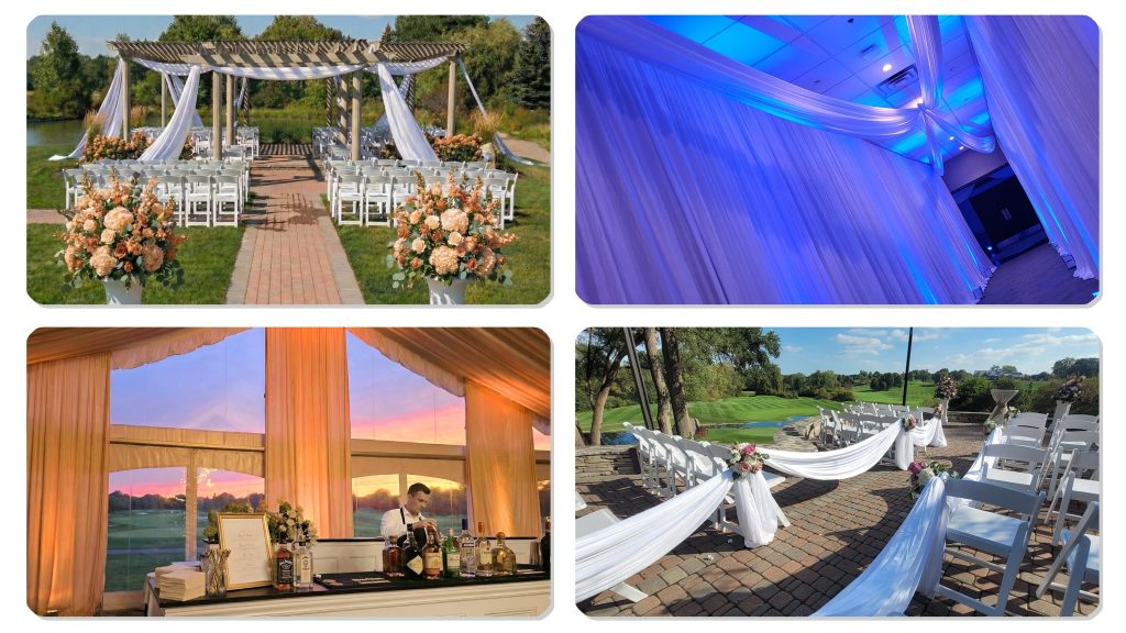 25-foot ceiling drapes in entrance or hallway, Kentuckiana 25-foot ceiling drapes in entrance or hallway, Kentuckiana