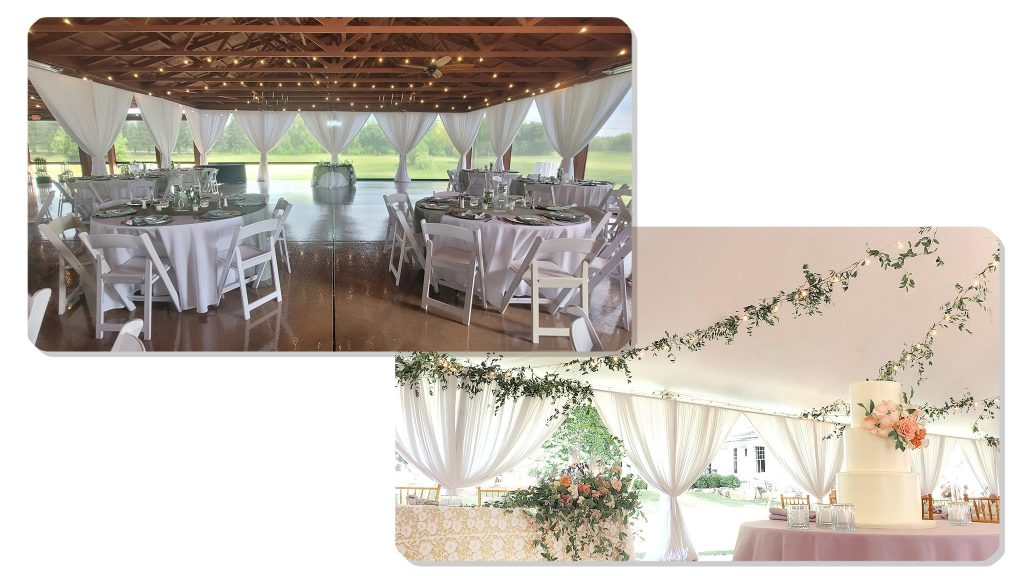 Louisville tent & pavilion wall draping by Encore Event Group