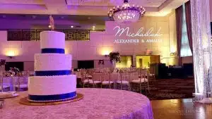 uplighting gobo at louisville reception uplighting gobo at louisville reception