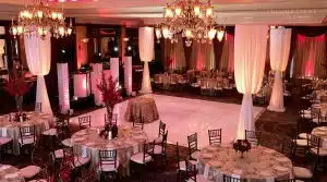 white floor bishop column draping red pink min scaled white floor bishop column draping red pink min scaled