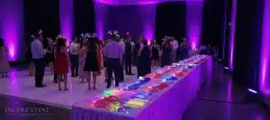 white floor black draping and black lights min scaled white floor black draping and black lights min scaled