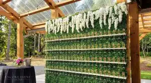 champagne boxwood wall for wedding min scaled champagne boxwood wall for wedding min scaled