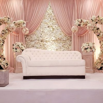 Jeffersonville wedding flower wall rental
