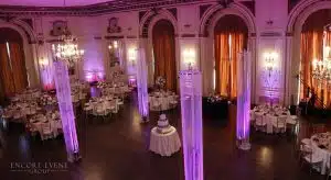 pink chandeliers for reception floor min pink chandeliers for reception floor min