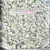 Outdoor wedding flower wall setup