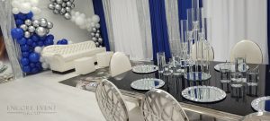 birthday party chaise setup scaled