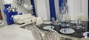 birthday party chaise setup scaled birthday party chaise setup scaled