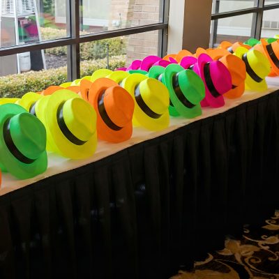 Use with neon hats & things that glow for black light party Use with neon hats & things that glow for black light party