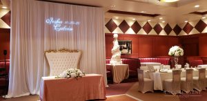 wedding gobo on pipe and drape scaled